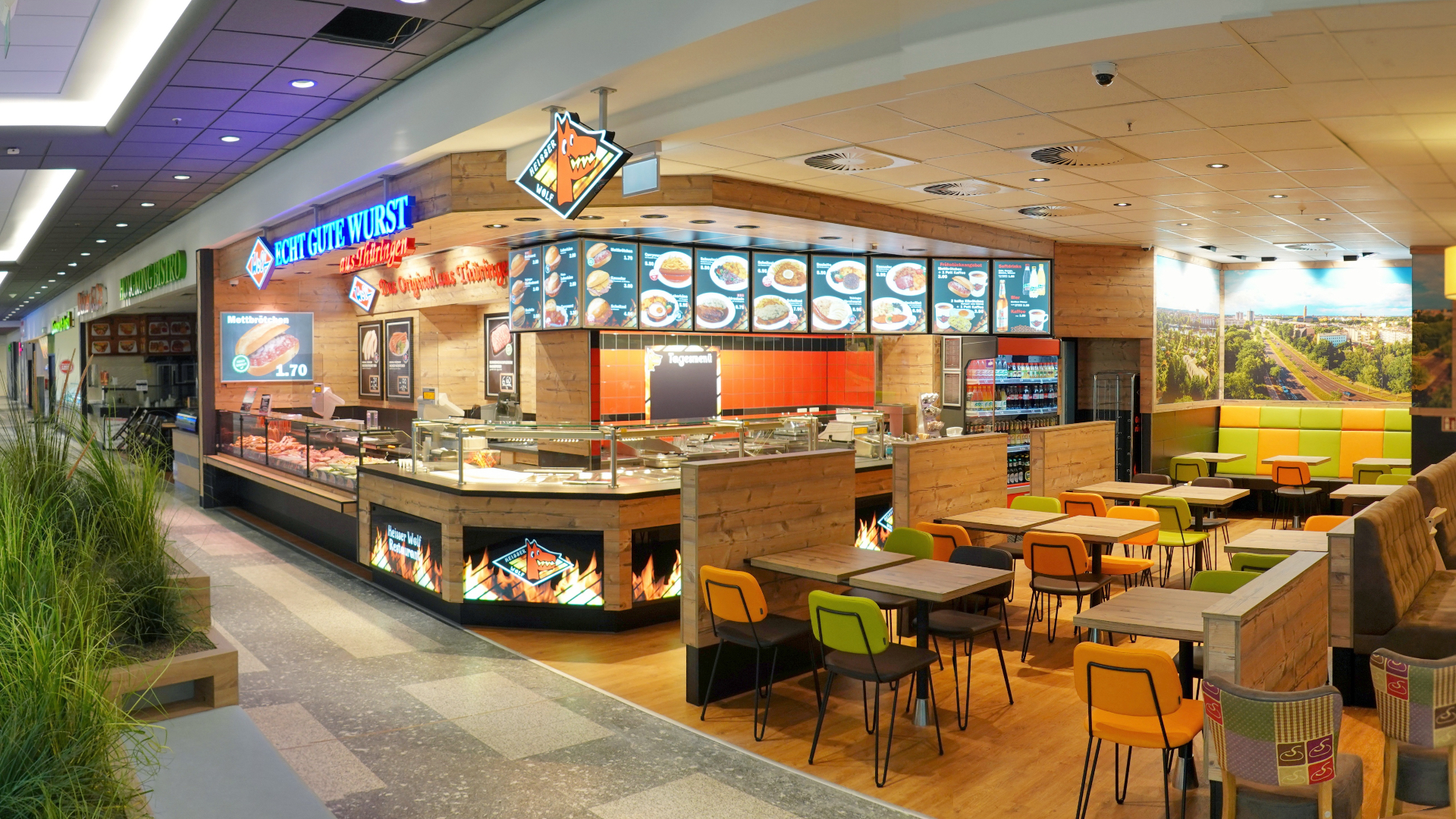 Wurstshop mit Tagesrestaurant